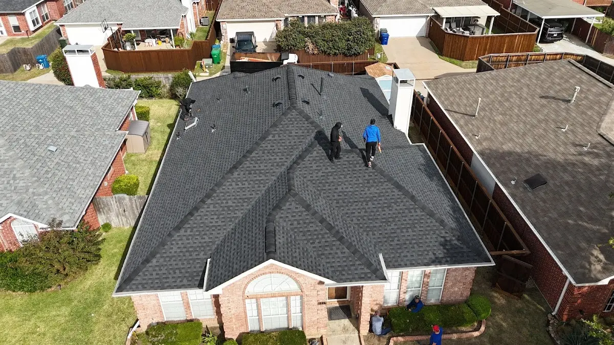Slate & Tile Roof Repair work in progress on a Murray property